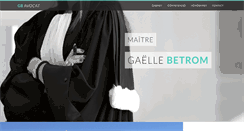 Desktop Screenshot of betrom-avocat.com