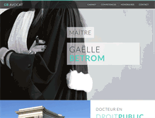 Tablet Screenshot of betrom-avocat.com